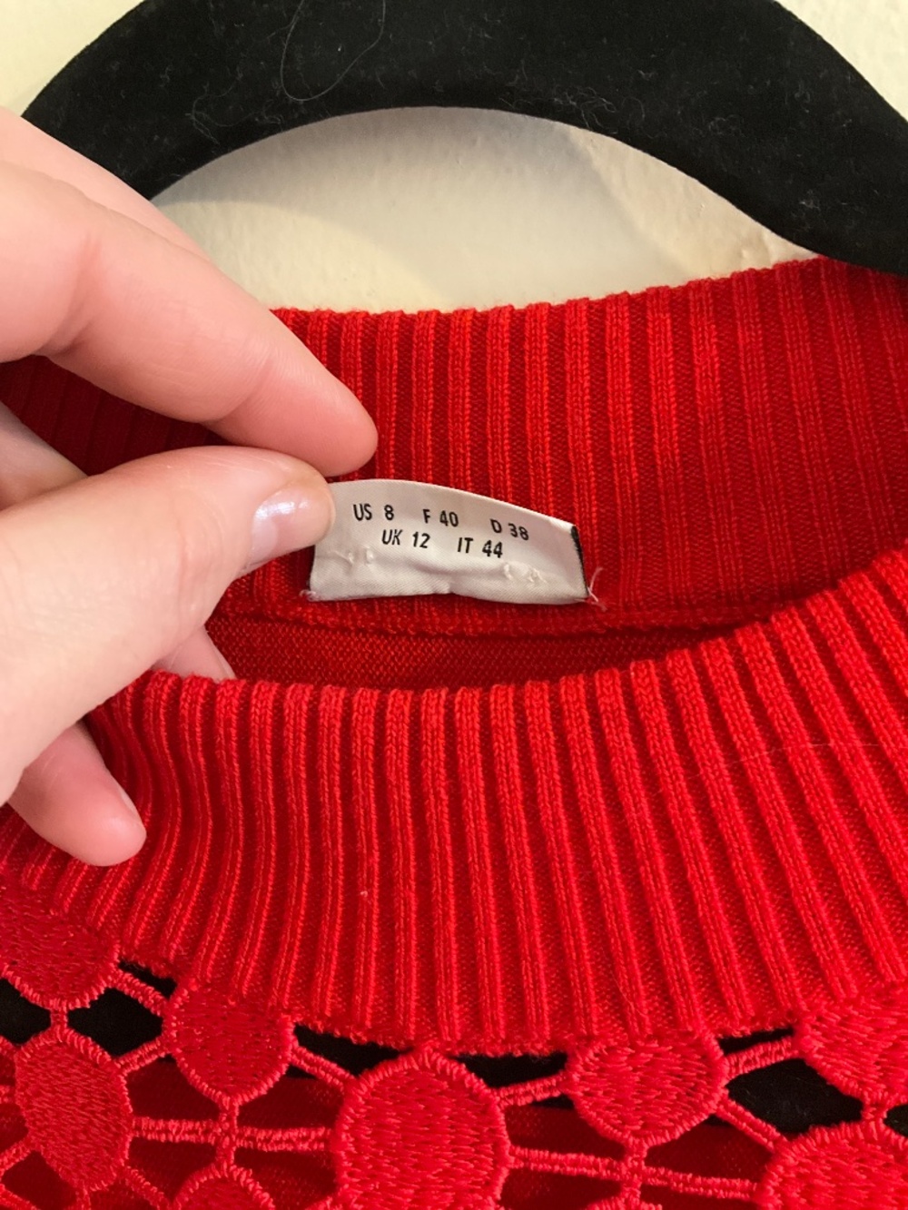 Akris punto   Dot-Pattern Wool Short-Sleeve Sweater - Picture 5 of 5